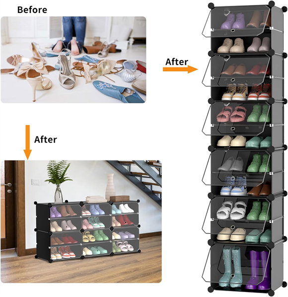 plastic shoe rack